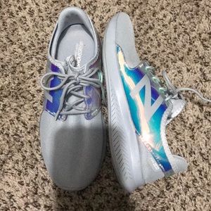 New balance iridescent tennis shoes